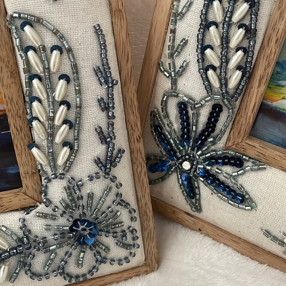 NWT Lovely Shaila Anant Handcrafted in India desk frames, 4”X 6” opening - Picture 11 of 15